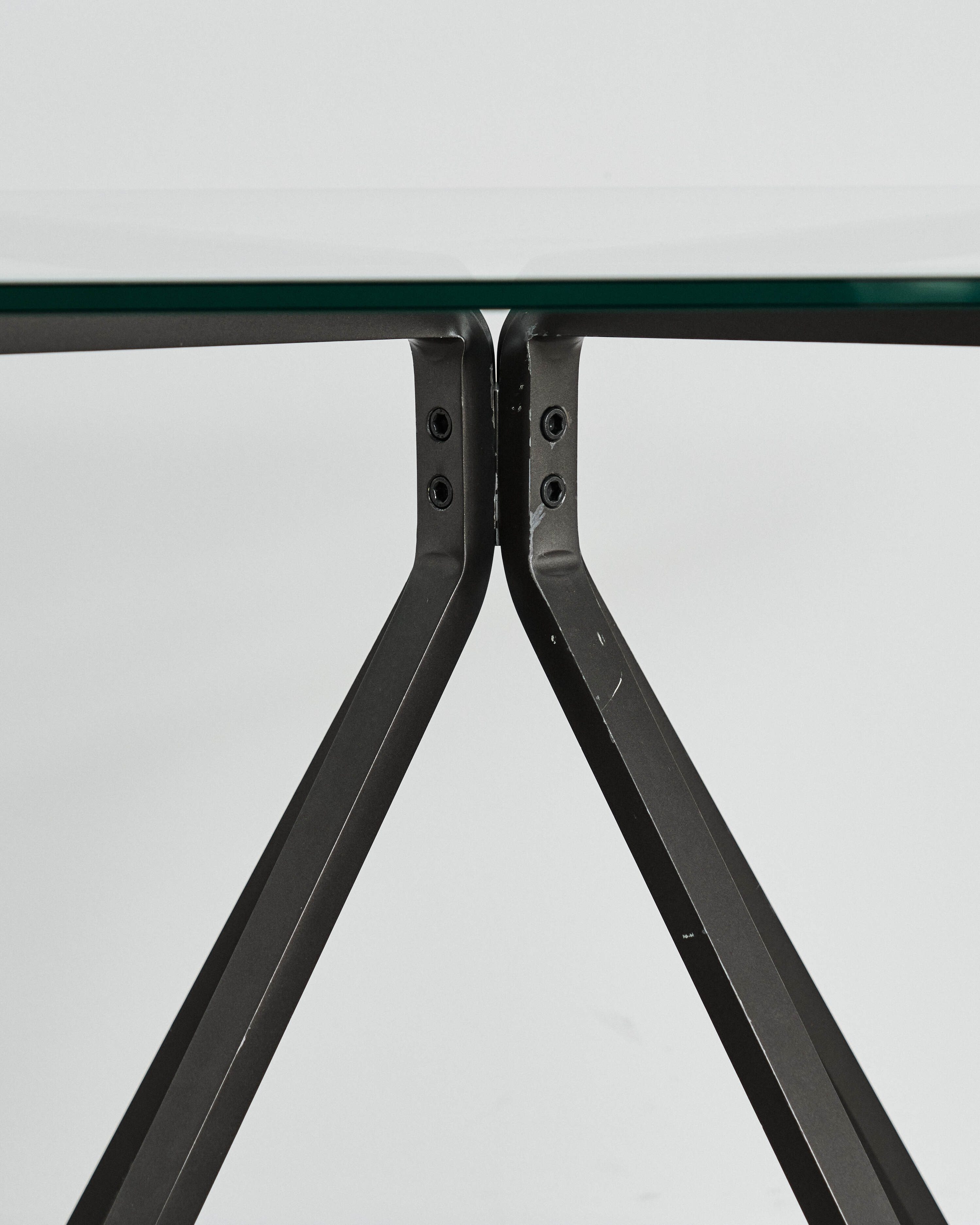 CUGINO Glass Square Table by Enzo Mari for Driade – Graphpaper