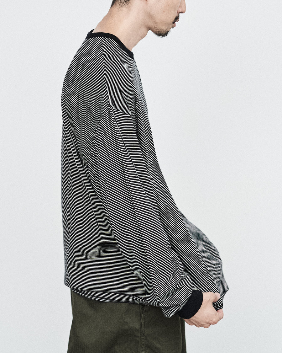 Tシャツ/カットソー(七分/長袖)＜Steven Alan＞ WOOL BORDER SLEEVE TEE セット