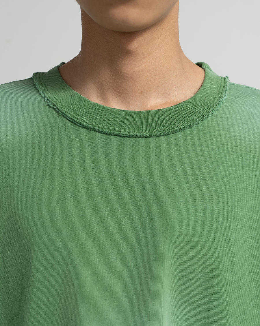 BIG TEE - sun faded green -