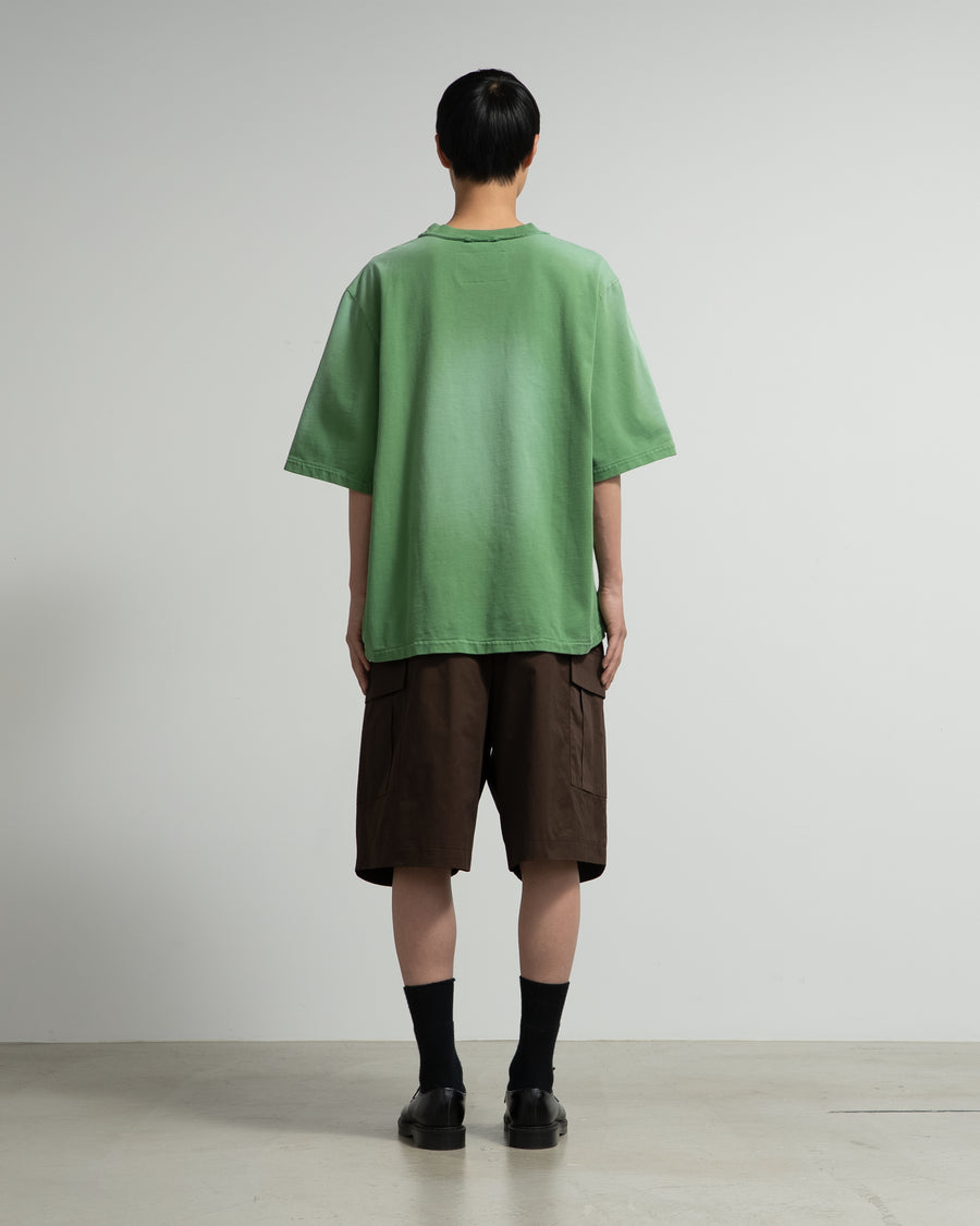 BIG TEE - sun faded green -