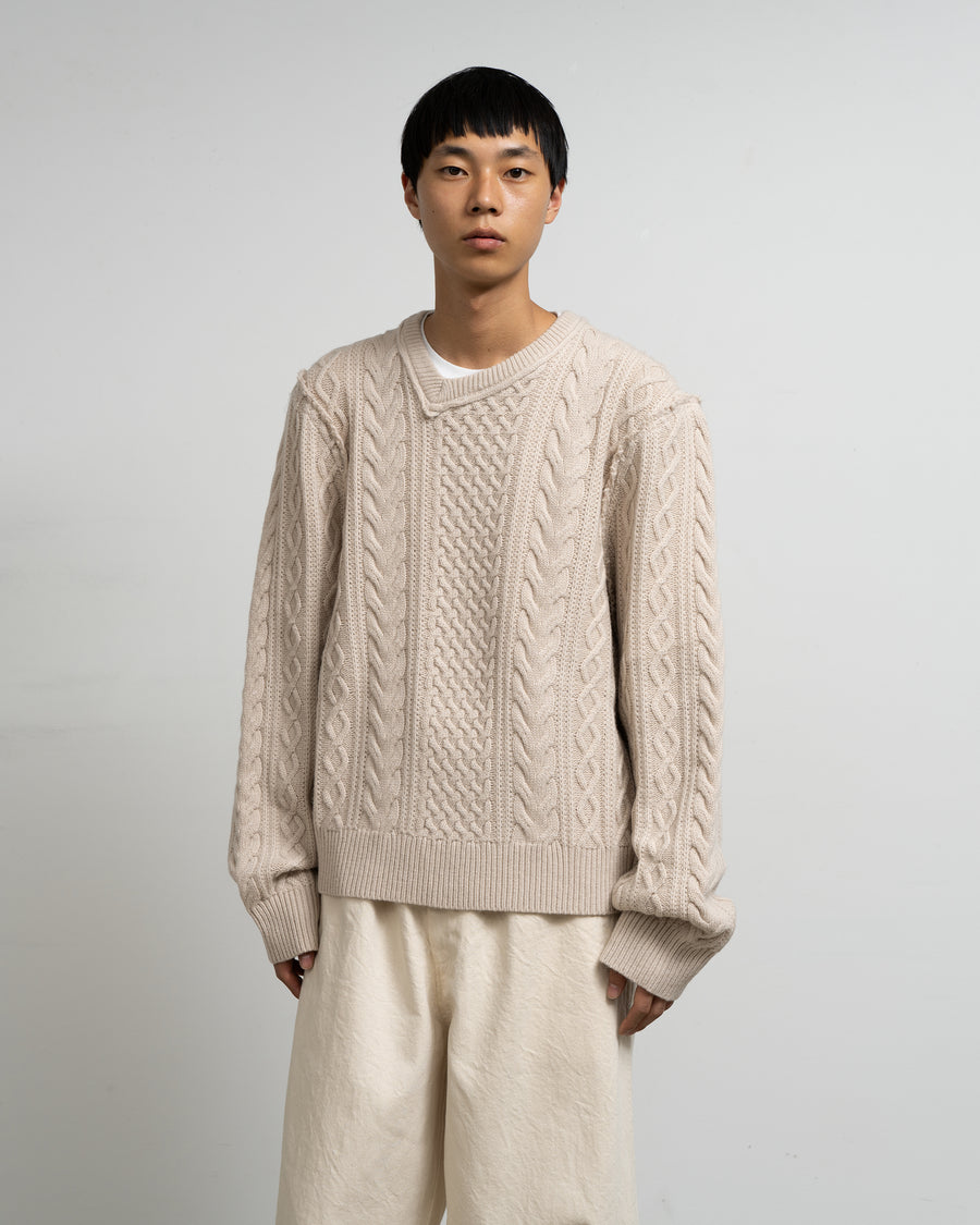 FRANKENSTEIN CABLE KNIT