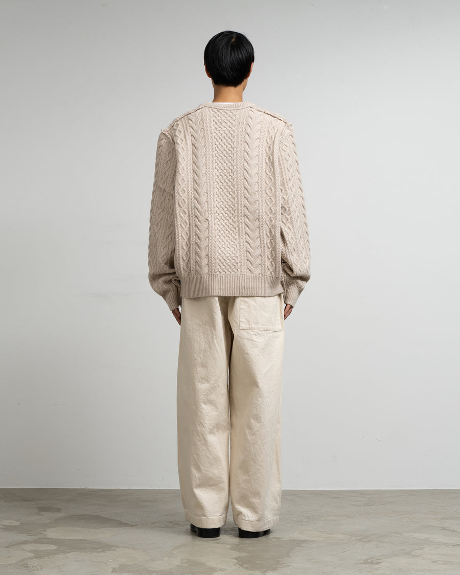 FRANKENSTEIN CABLE KNIT