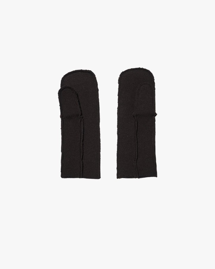 HEAVY KNIT MITTENS