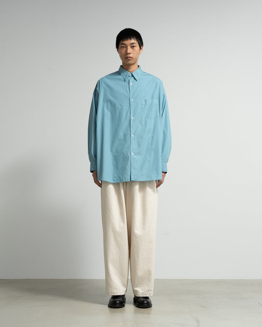 Botanical Dyed Broad L/S Oversized Regular Collar Shirt – Graphpaper