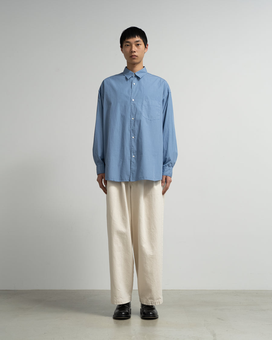 Botanical Dyed Broad L/S Oversized Regular Collar Shirt – Graphpaper