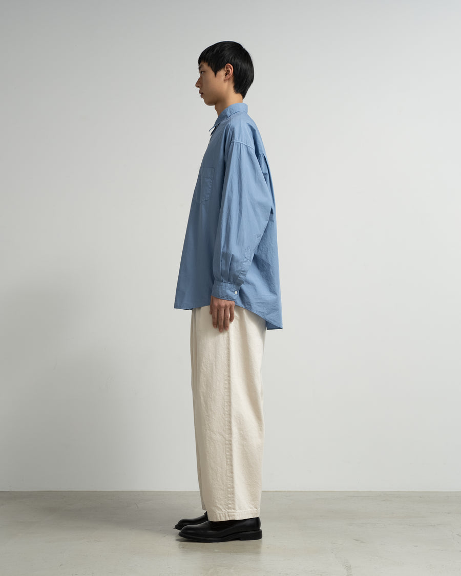 Botanical Dyed Broad L/S Oversized Regular Collar Shirt – Graphpaper