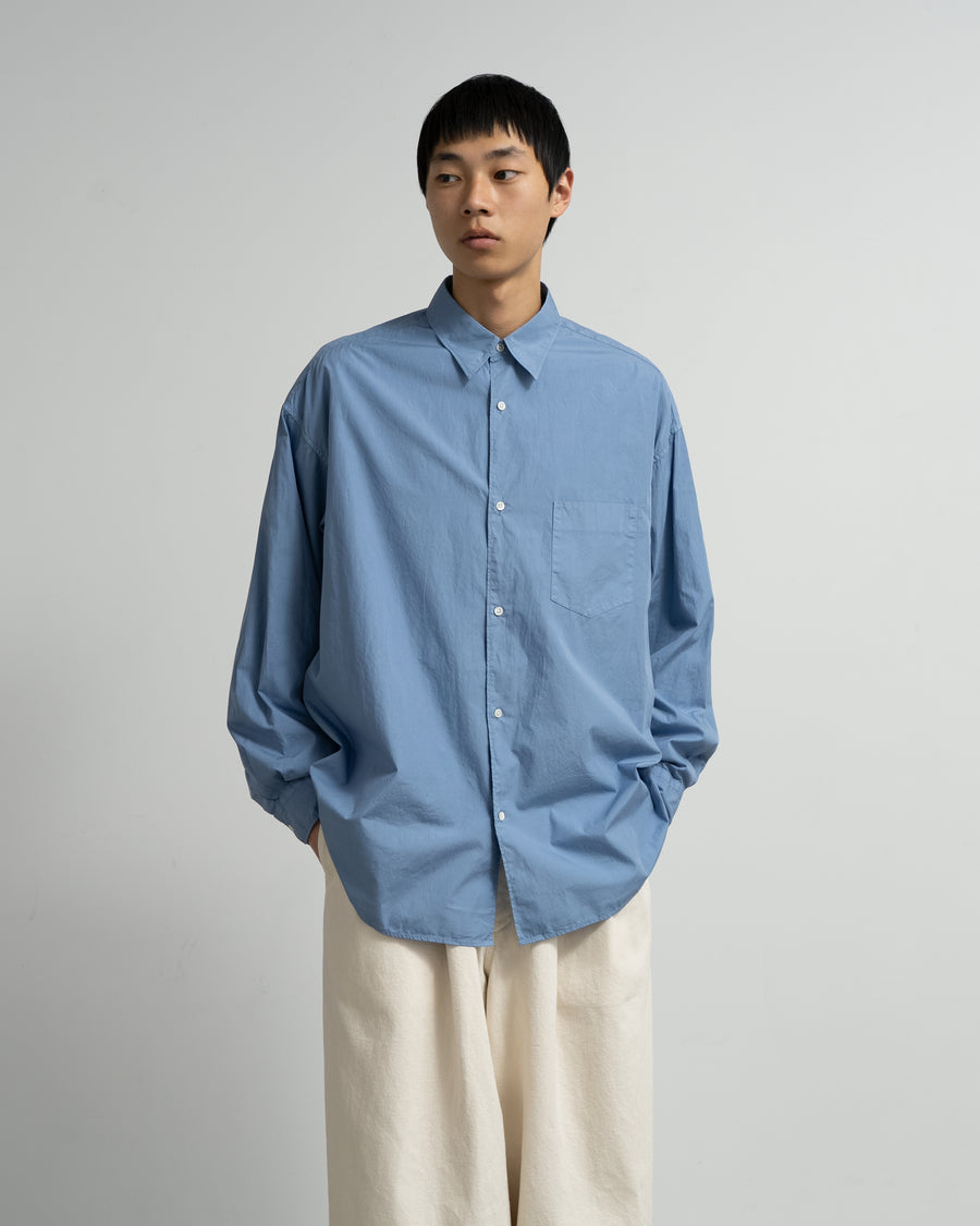 Botanical Dyed Broad L/S Oversized Regular Collar Shirt – Graphpaper