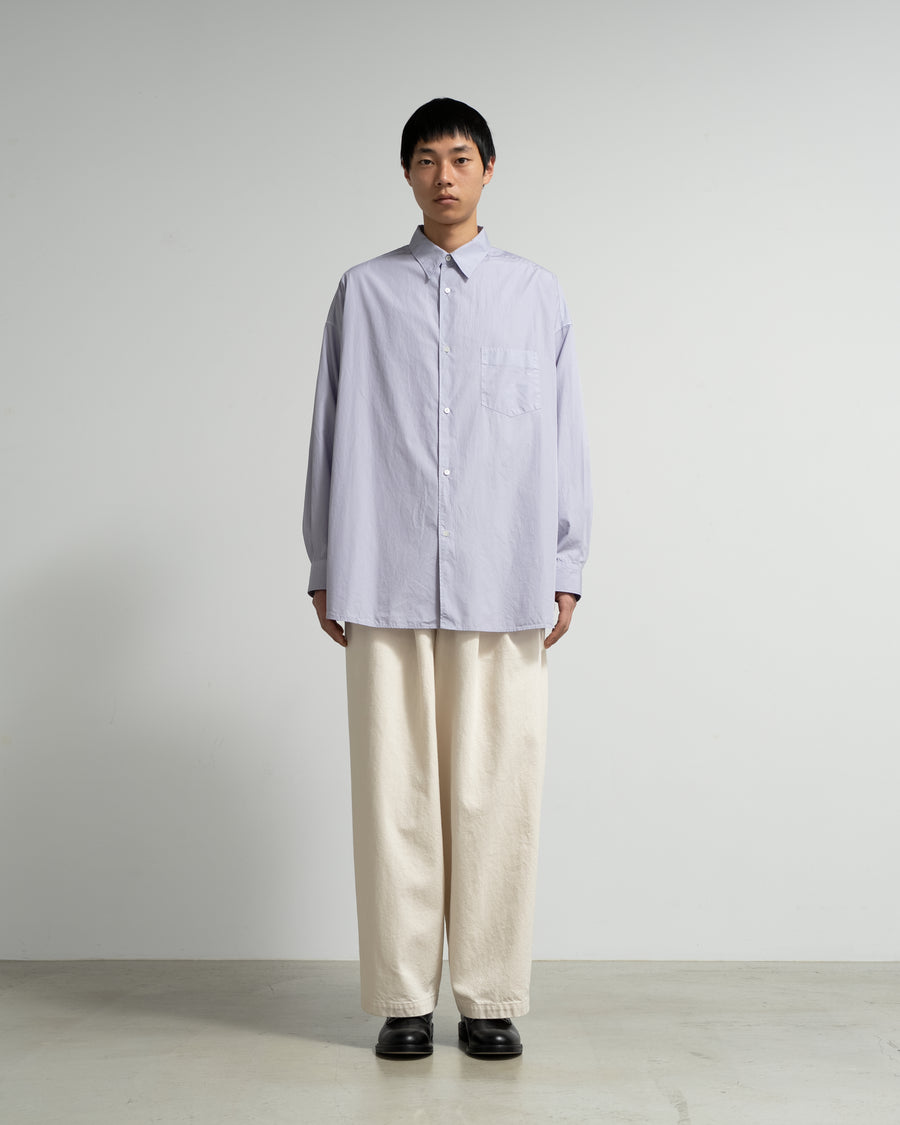 Botanical Dyed Broad L/S Oversized Regular Collar Shirt – Graphpaper
