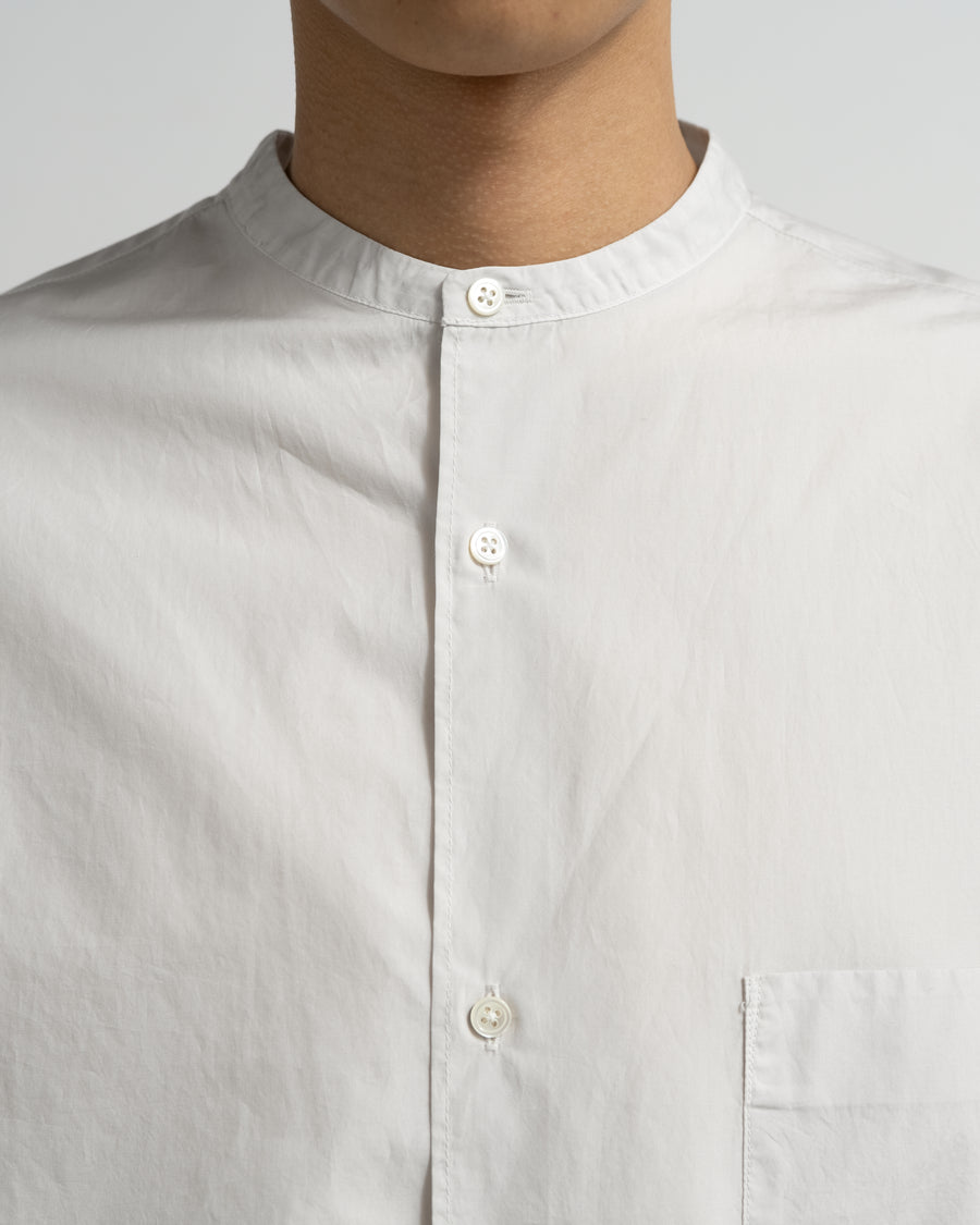 Botanical Dyed Broad L/S Oversized Band Collar Shirt – Graphpaper