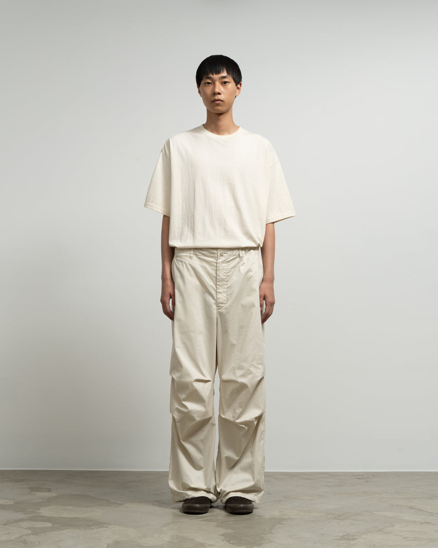 graphpaper ミリタリーパンツ ホワイト Pigment Twill Military Pants – Graphpaper