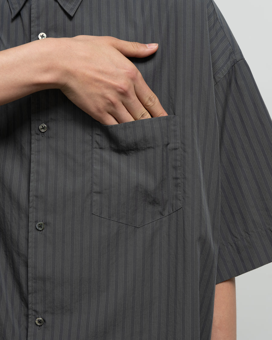 Broad Multi Stripe S/S Oversized Regular Collar Shirt – Graphpaper
