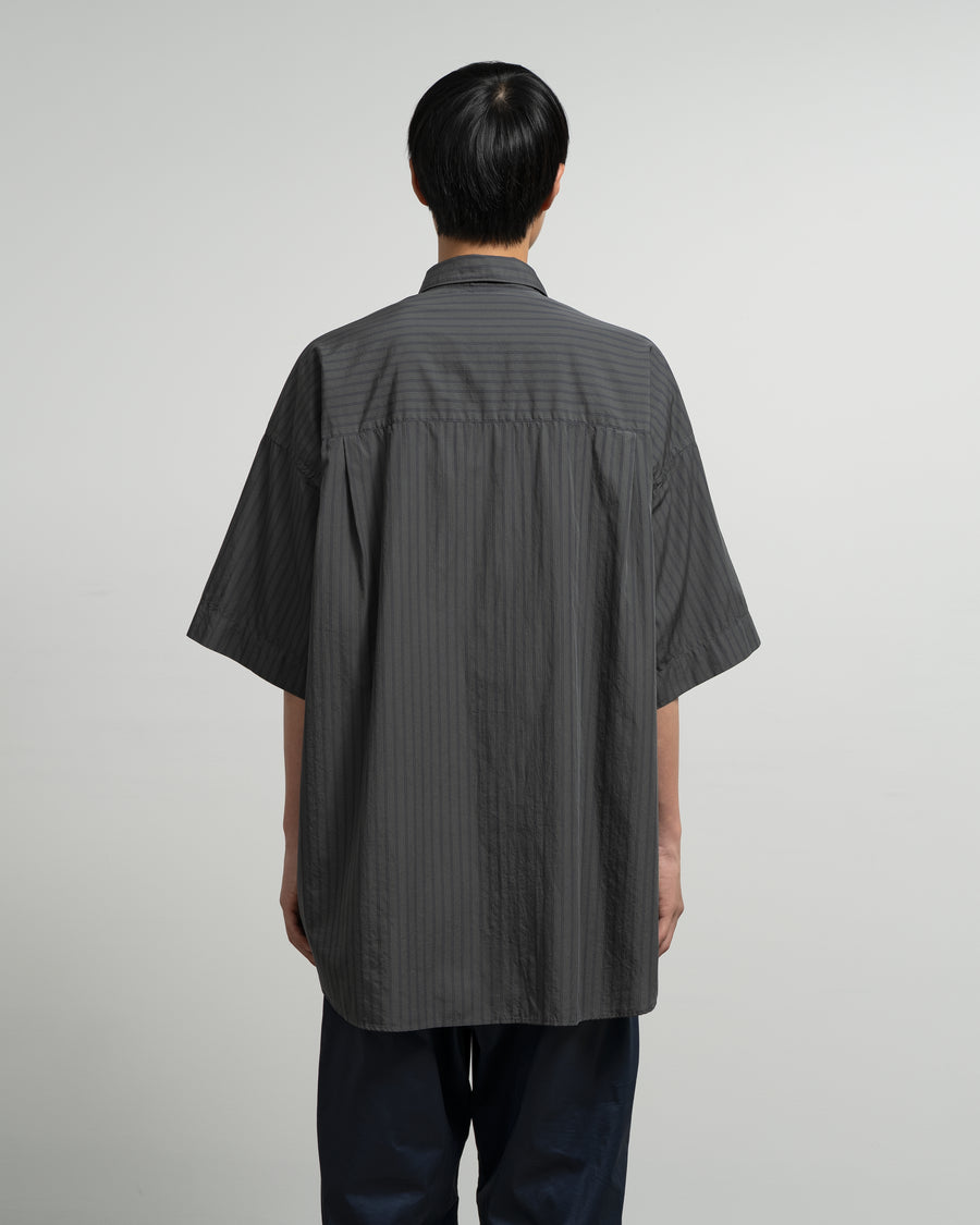 Broad Multi Stripe S/S Oversized Regular Collar Shirt – Graphpaper