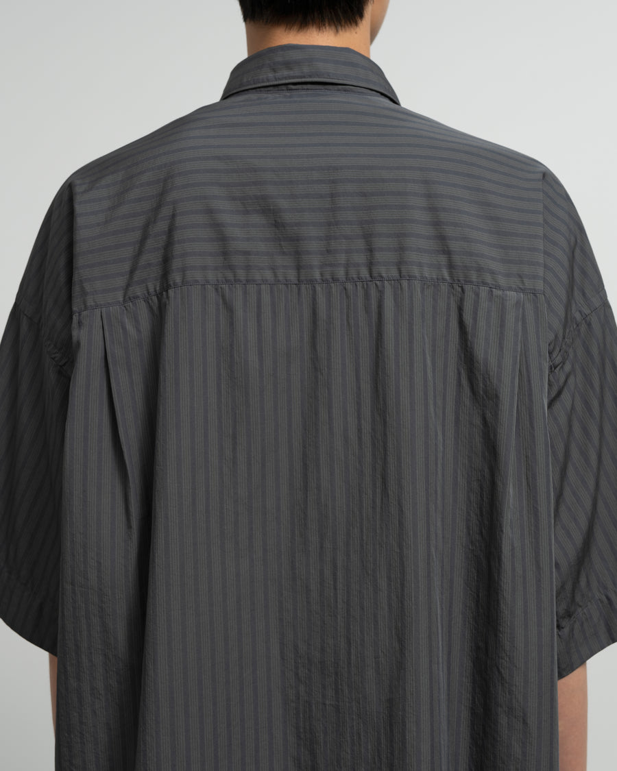 Broad Multi Stripe S/S Oversized Regular Collar Shirt – Graphpaper