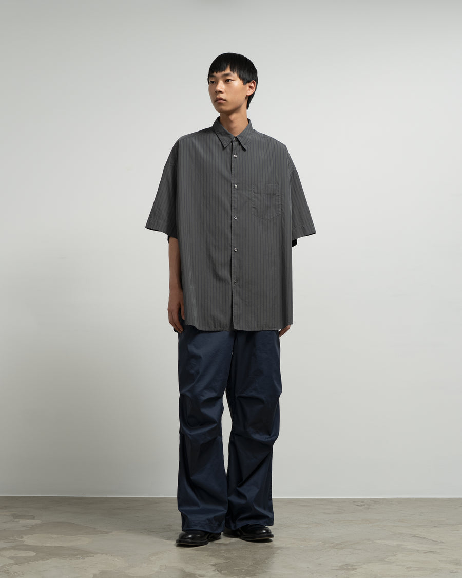 Broad Multi Stripe S/S Oversized Regular Collar Shirt – Graphpaper