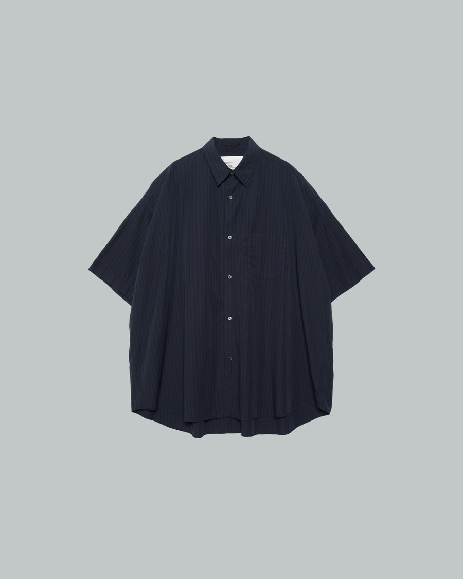 Broad Multi Stripe S/S Oversized Regular Collar Shirt – Graphpaper