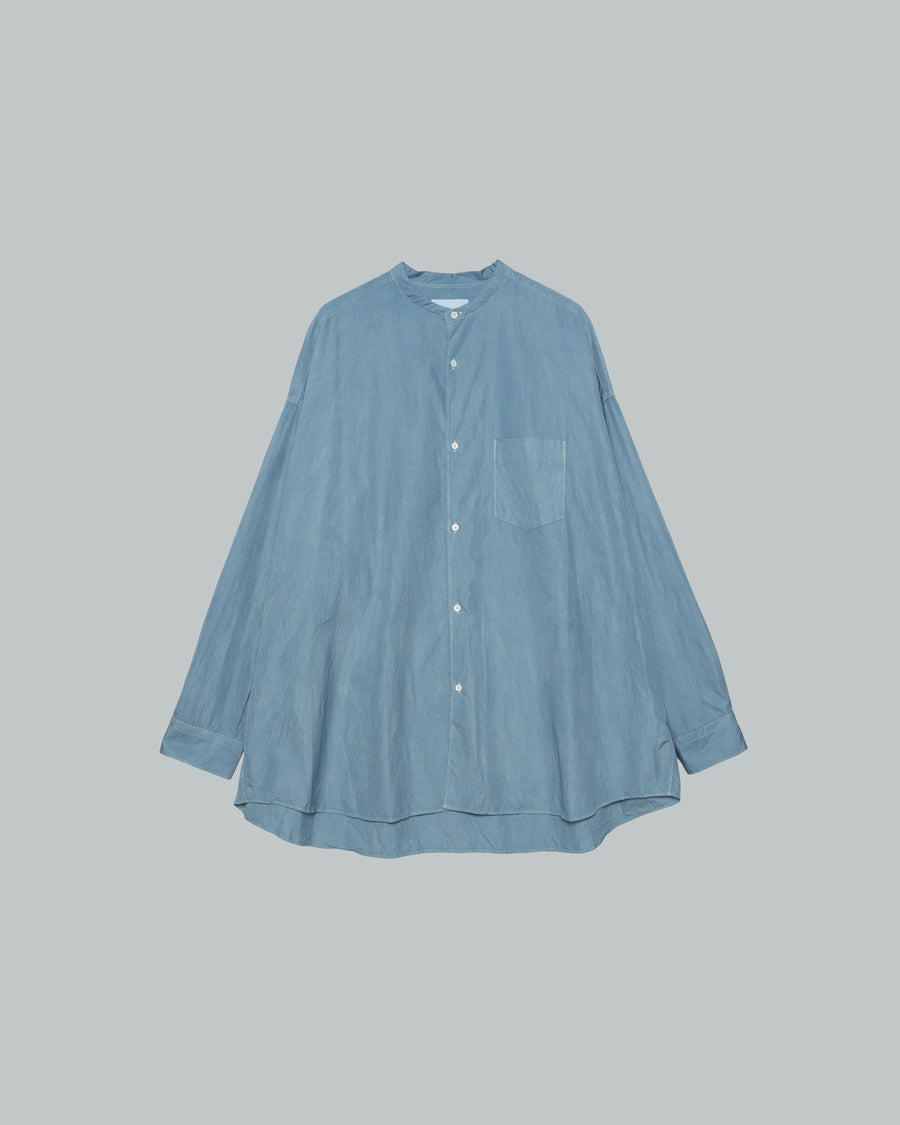 ALUMO for GP L/S Oversized Band Collar Shirt – Graphpaper