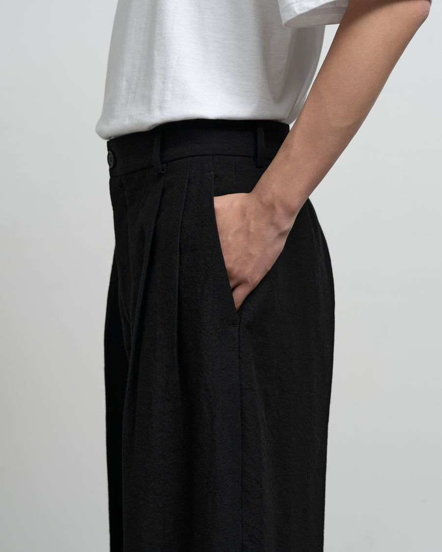 SALE- DOUBLE PLEATED WIDE TROUSERS – Graphpaper