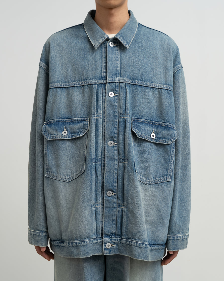 Graphpaper Denim Jacket サイズ00 Recycled Cotton Denim Jacket – Graphpaper