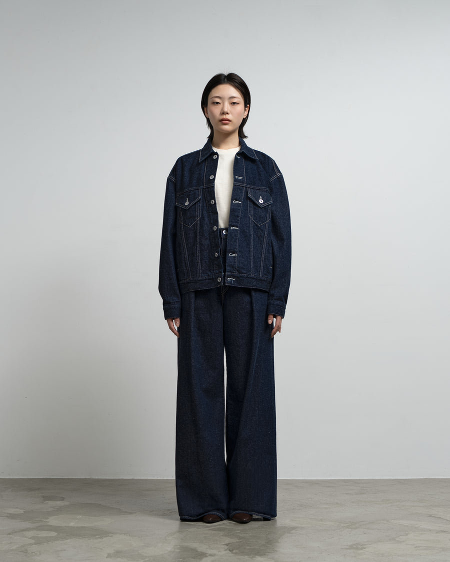 Recycled Cotton Denim Trucker Jacket – Graphpaper