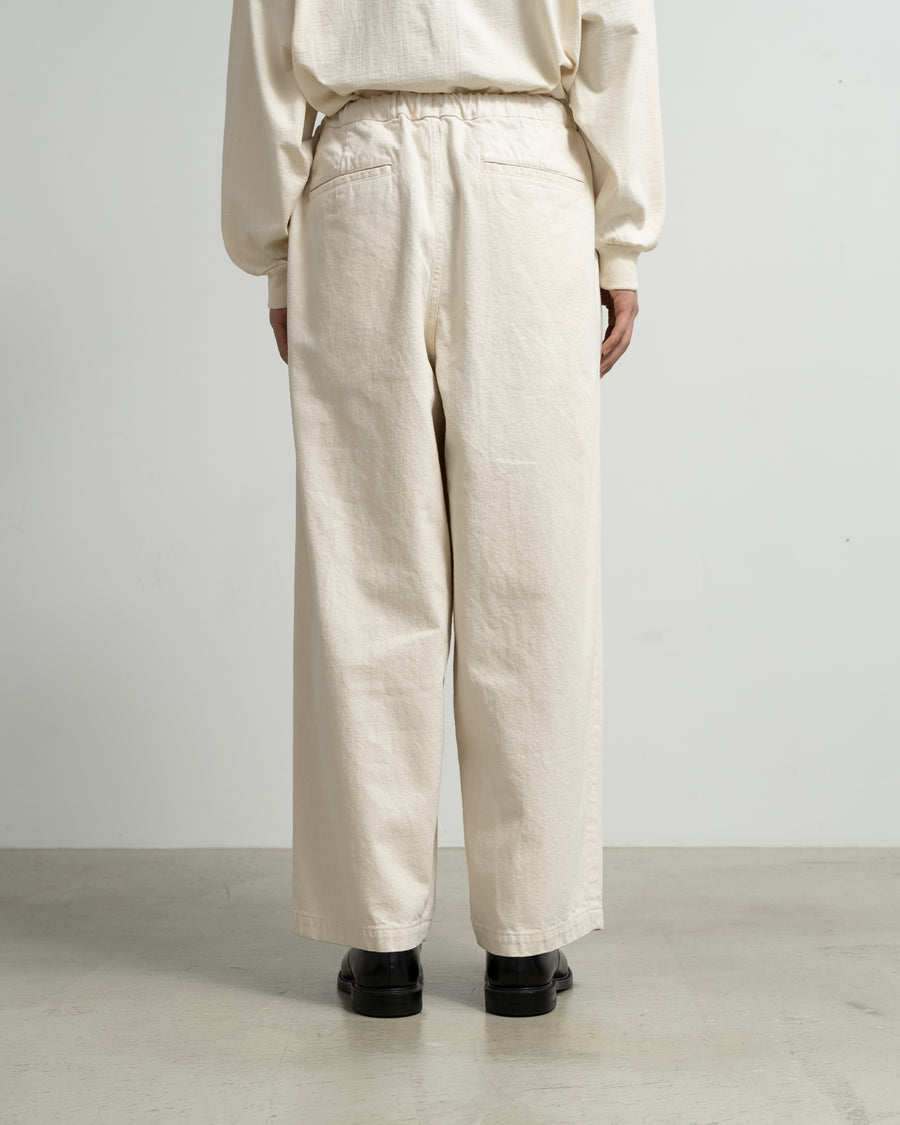 Recycled Cotton Twill Two Tuck Easy Pants – Graphpaper