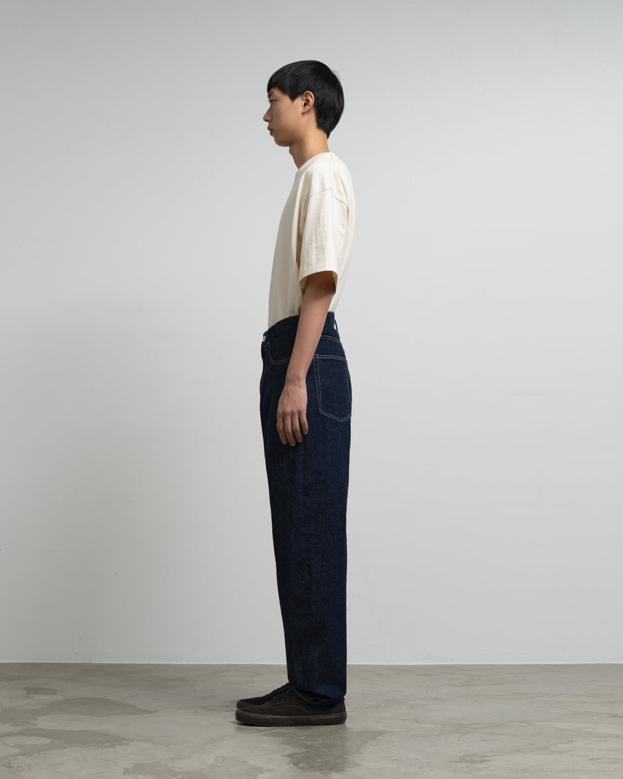 Recycled Cotton Denim Five Pocket Tapered Pants – Graphpaper