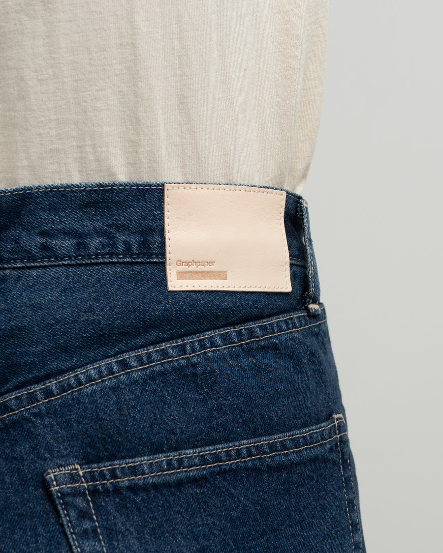Recycled Cotton Denim Five Pocket Wide Straight Pants – Graphpaper