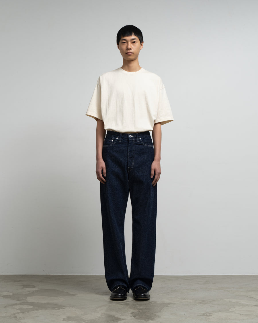 Recycled Cotton Denim Five Pocket Wide Straight Pants – Graphpaper