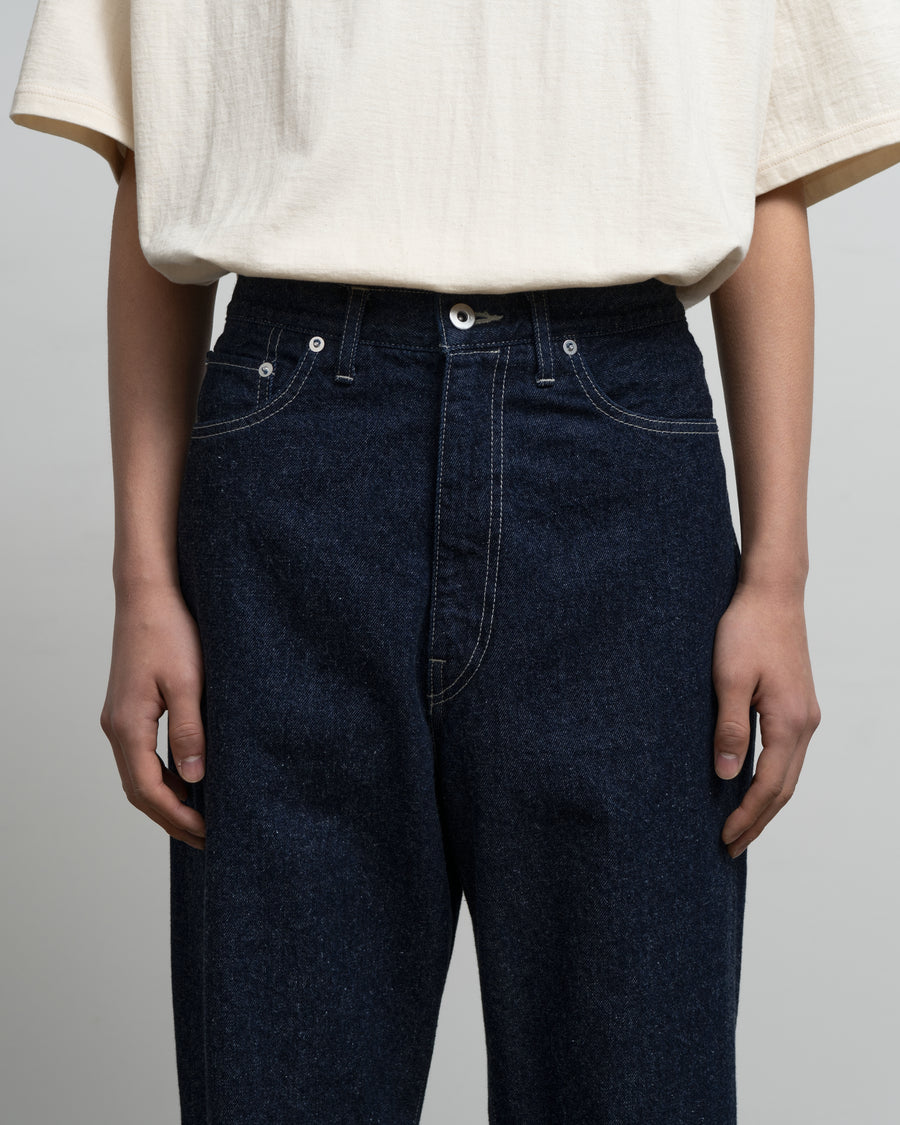 Recycled Cotton Denim Five Pocket Wide Straight Pants – Graphpaper