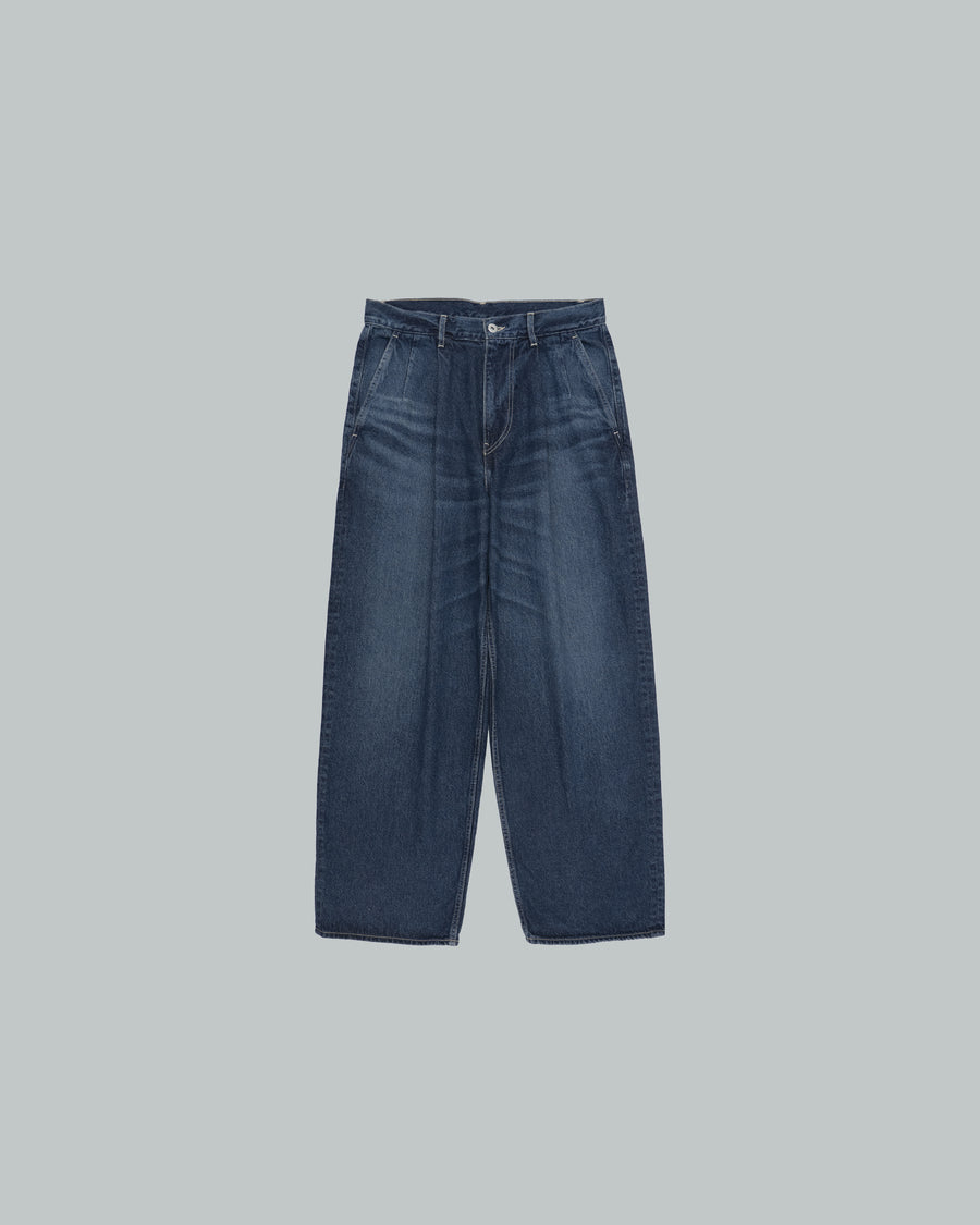 Recycled Cotton Denim Two Tuck Pants – Graphpaper