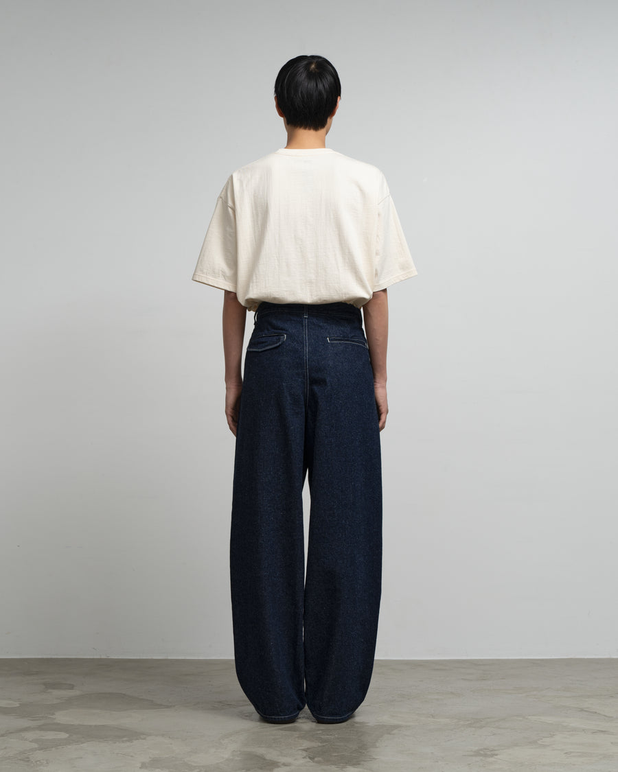 Recycled Cotton Denim Two Tuck Pants – Graphpaper
