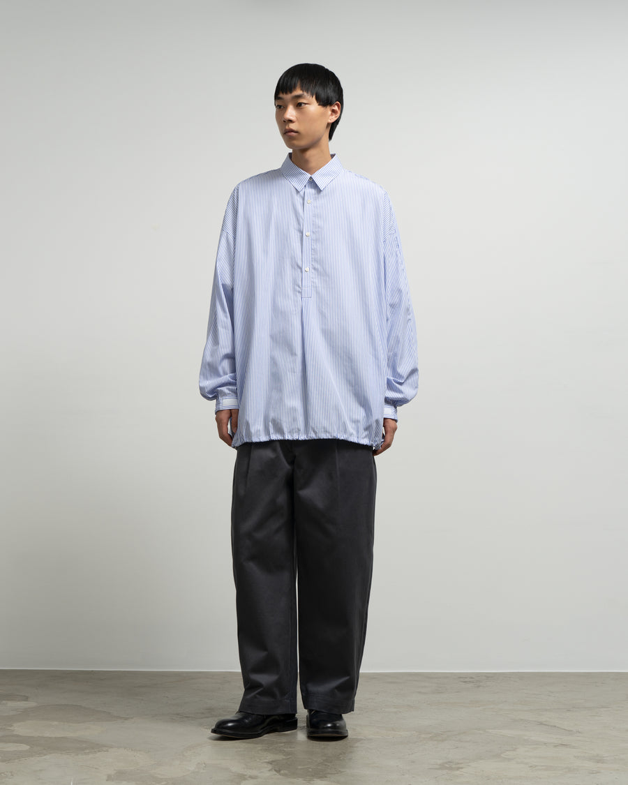 【美品】Graphpaper / 長袖シャツ Broad Stripe L/S Pullover Shirt – Graphpaper