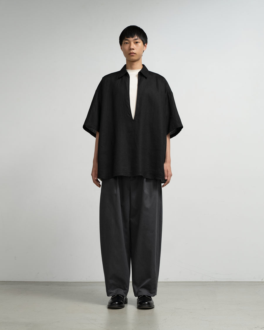 24SS Graphpaper グラフペーパー　Skipper Shirt 2 Linen S/S Skipper Shirt – Graphpaper