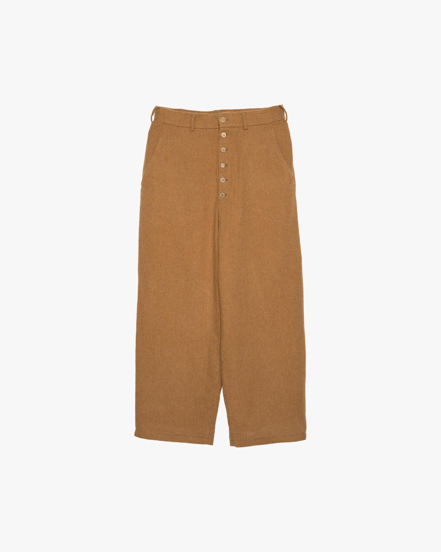 Button fly pants ①