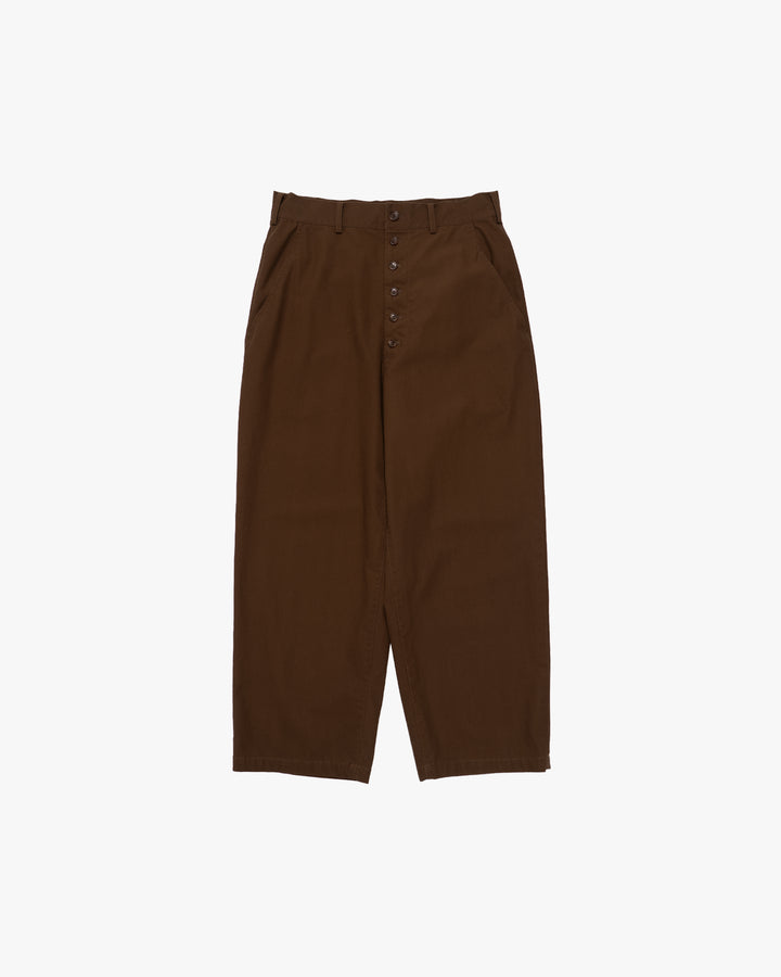 Button fly pants
