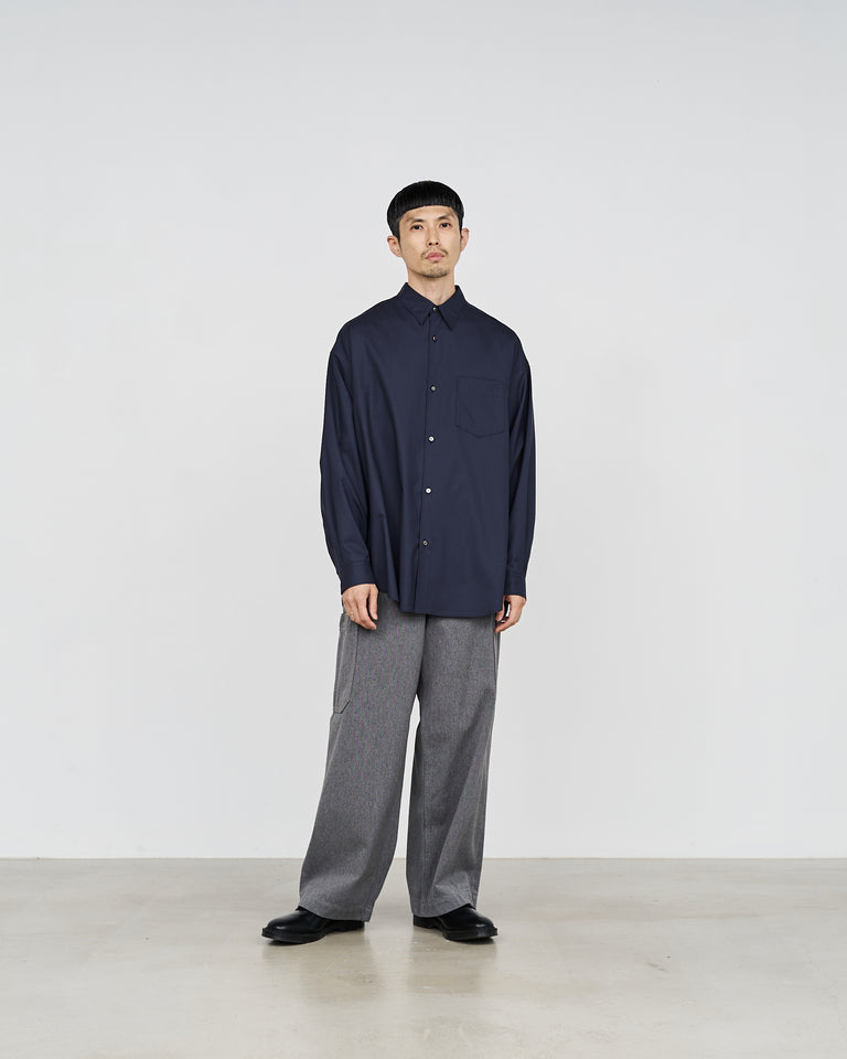 graphpaper Fine Wool Tropical Yoke shirt | hartwellspremium.com