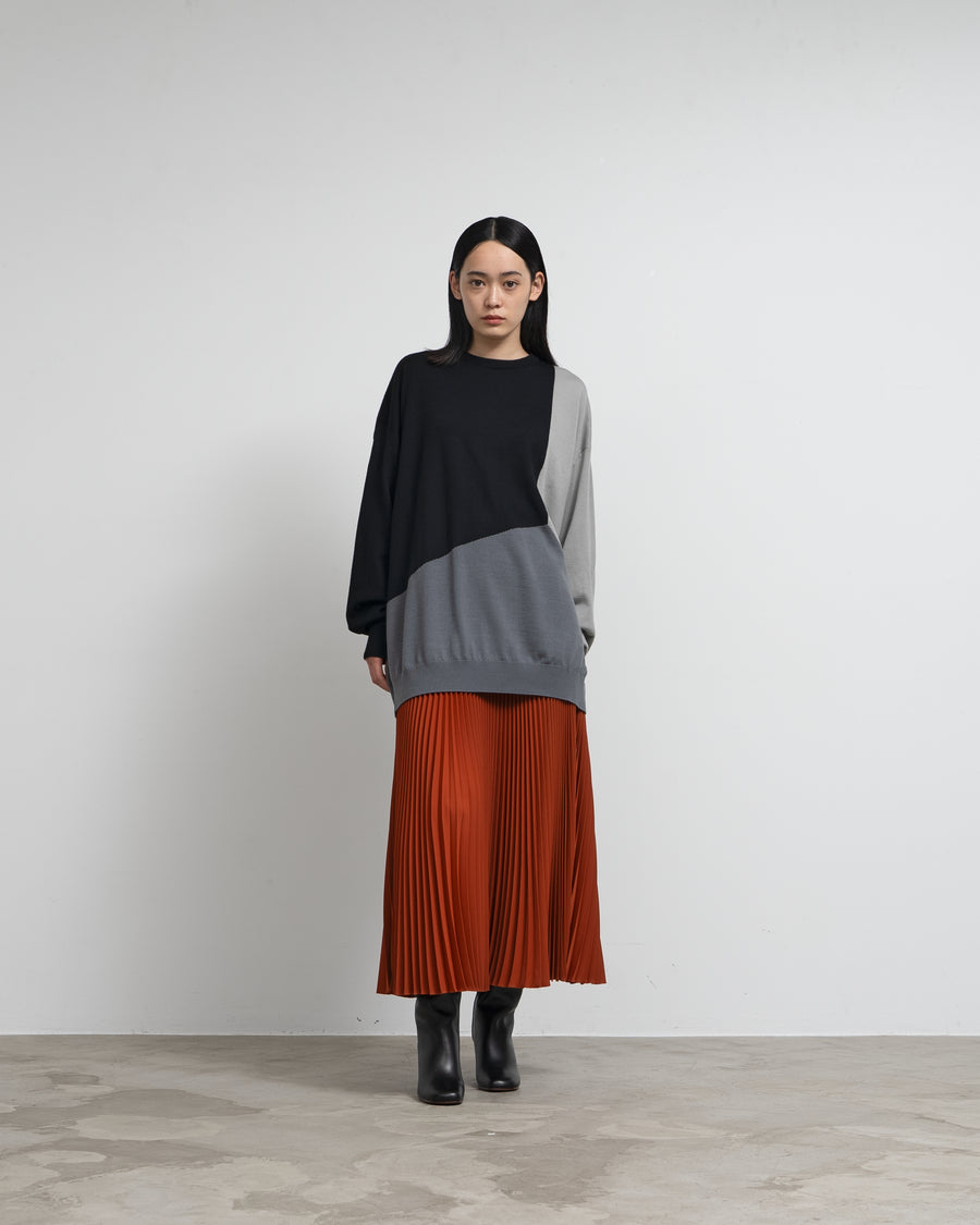 Fine Wool Intarsia Knit