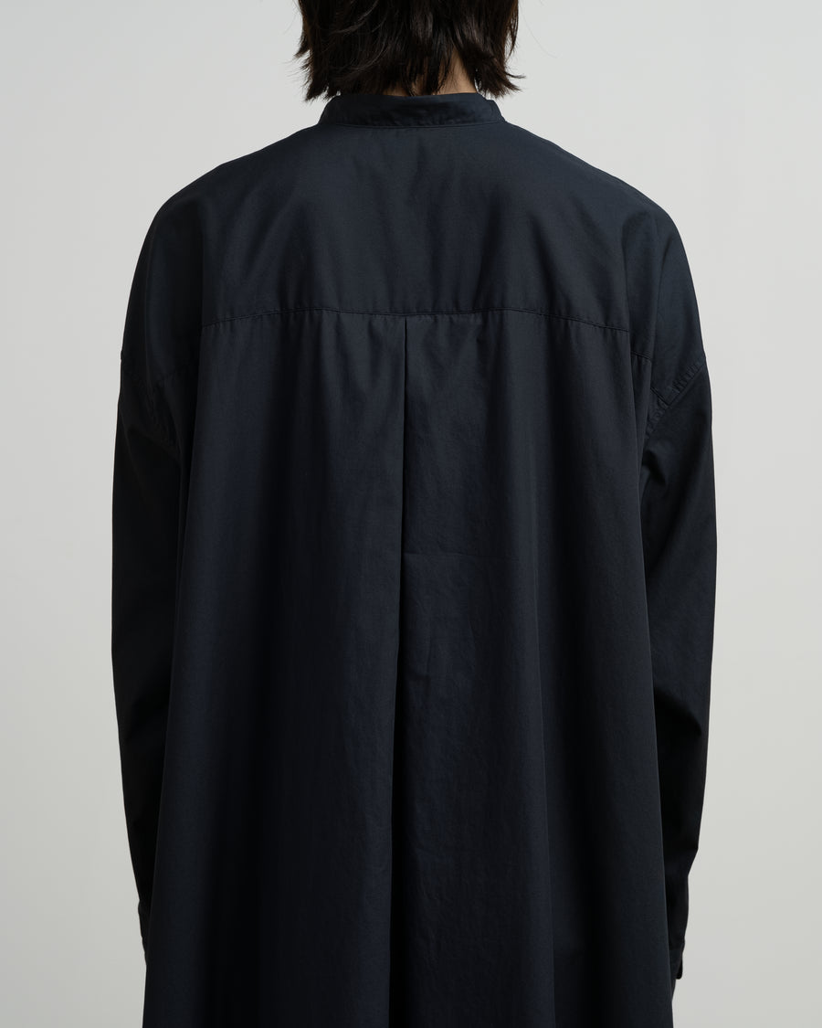 Broad Band Collar Oversized Shirt Dress – Graphpaper