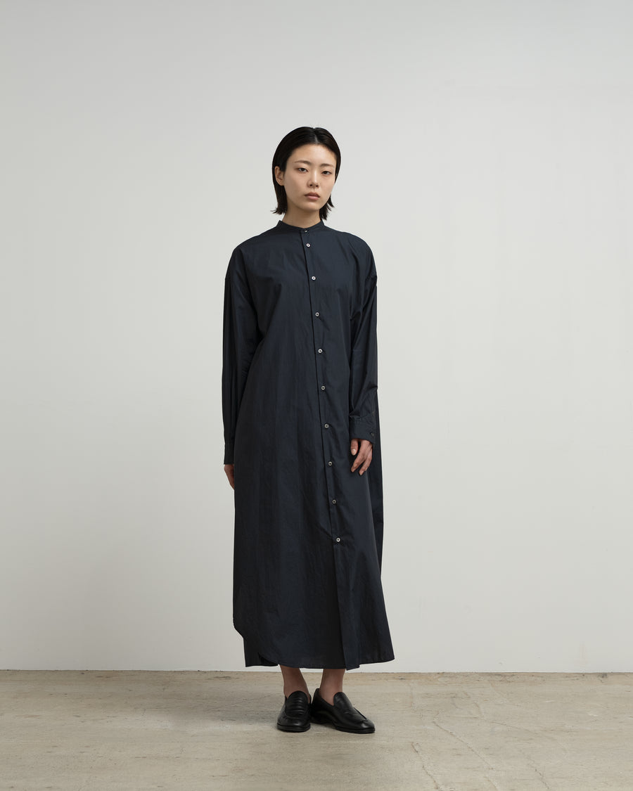 Broad Band Collar Oversized Shirt Dress – Graphpaper