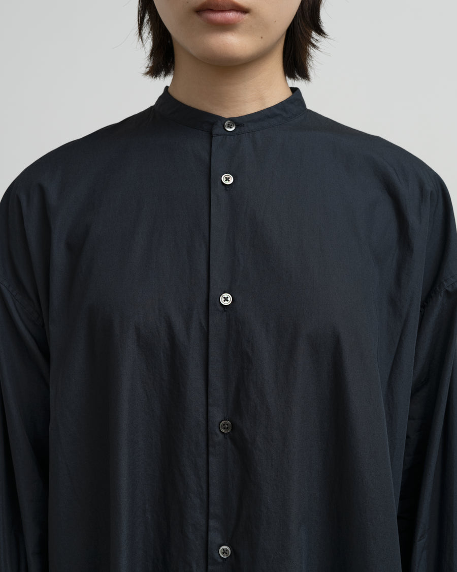 Broad Band Collar Oversized Shirt Dress – Graphpaper
