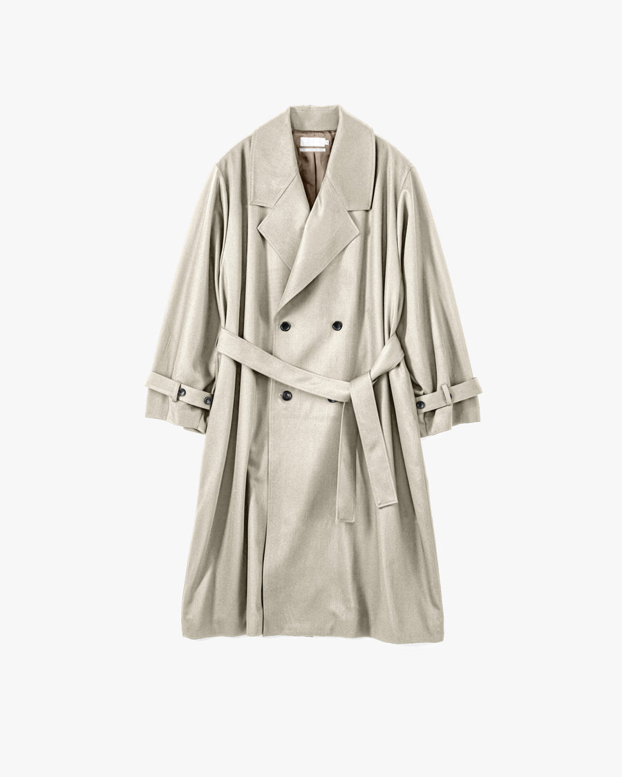 Techno Wool Nylon Trench Coat