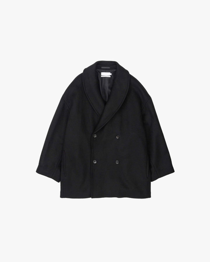 Light Melton Shawl Collar Coat [Women]