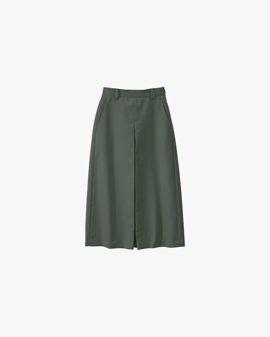 Scale Off Flannel Pleated Skirt