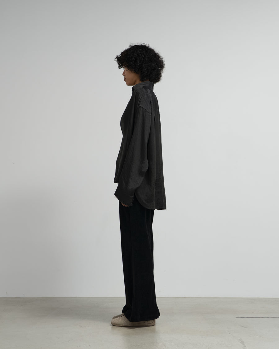 Compact Velour Flare Pants