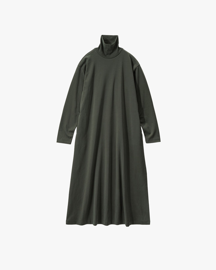 Brushed Mockrody High Neck Dress