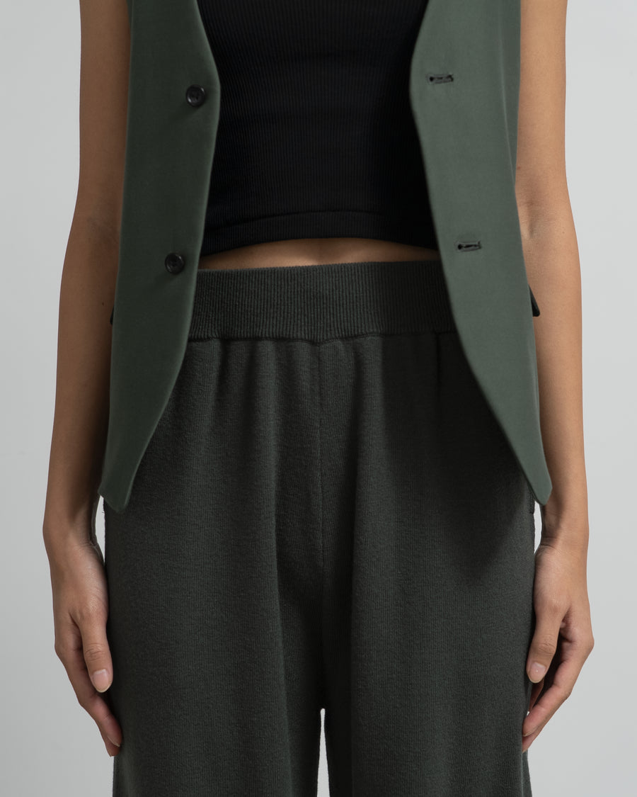 Mercerized Fine Wool Knit Pants