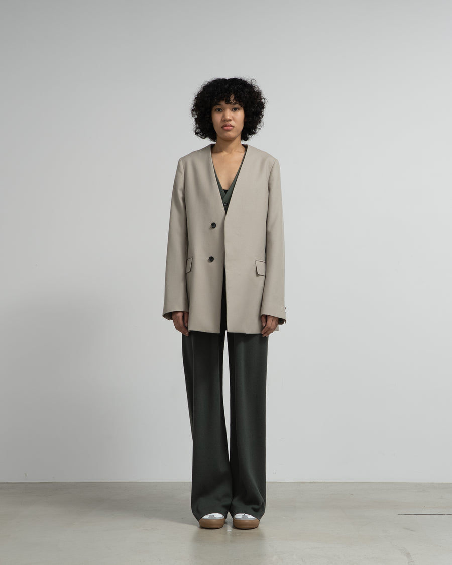 Mercerized Fine Wool Knit Pants