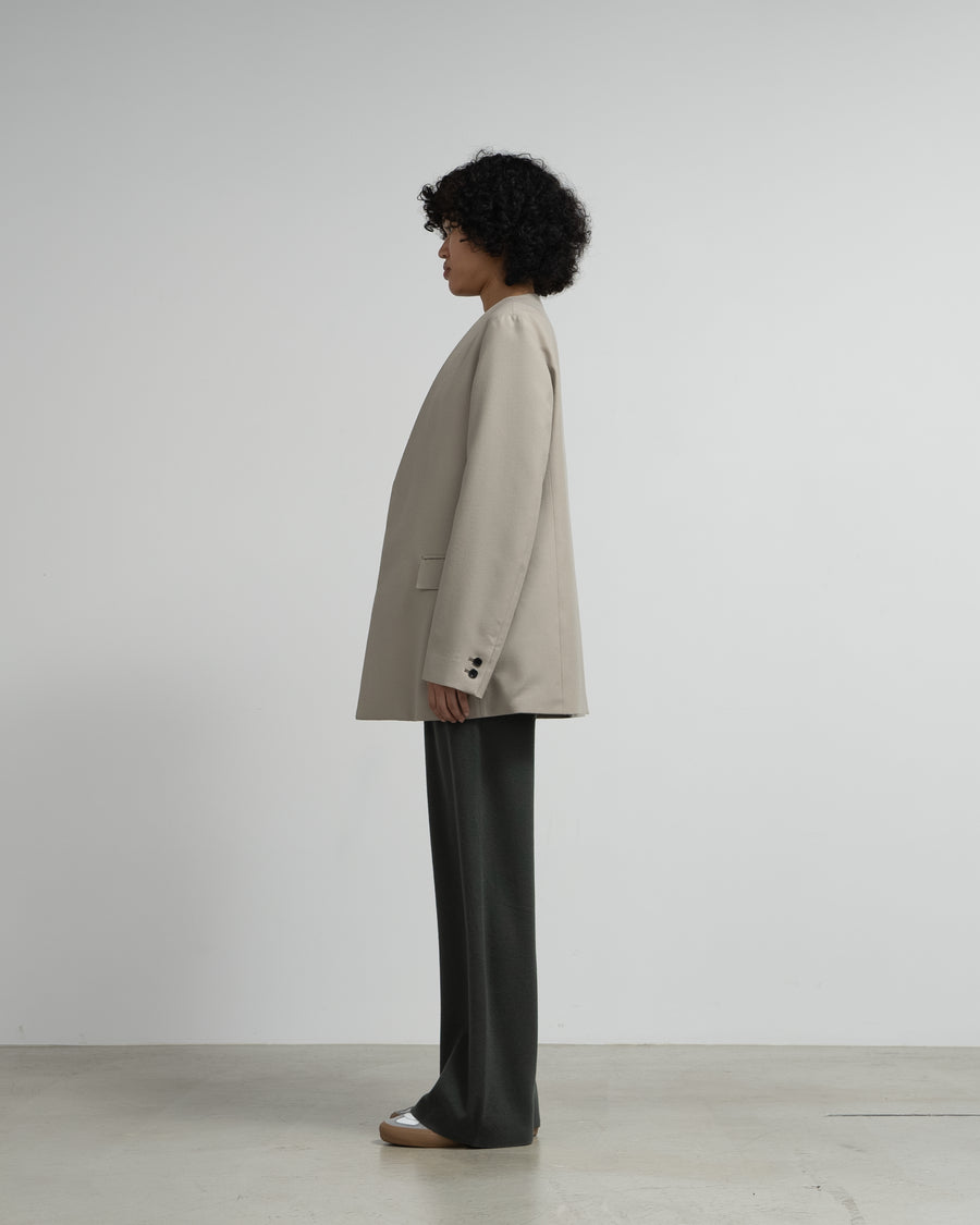 Mercerized Fine Wool Knit Pants