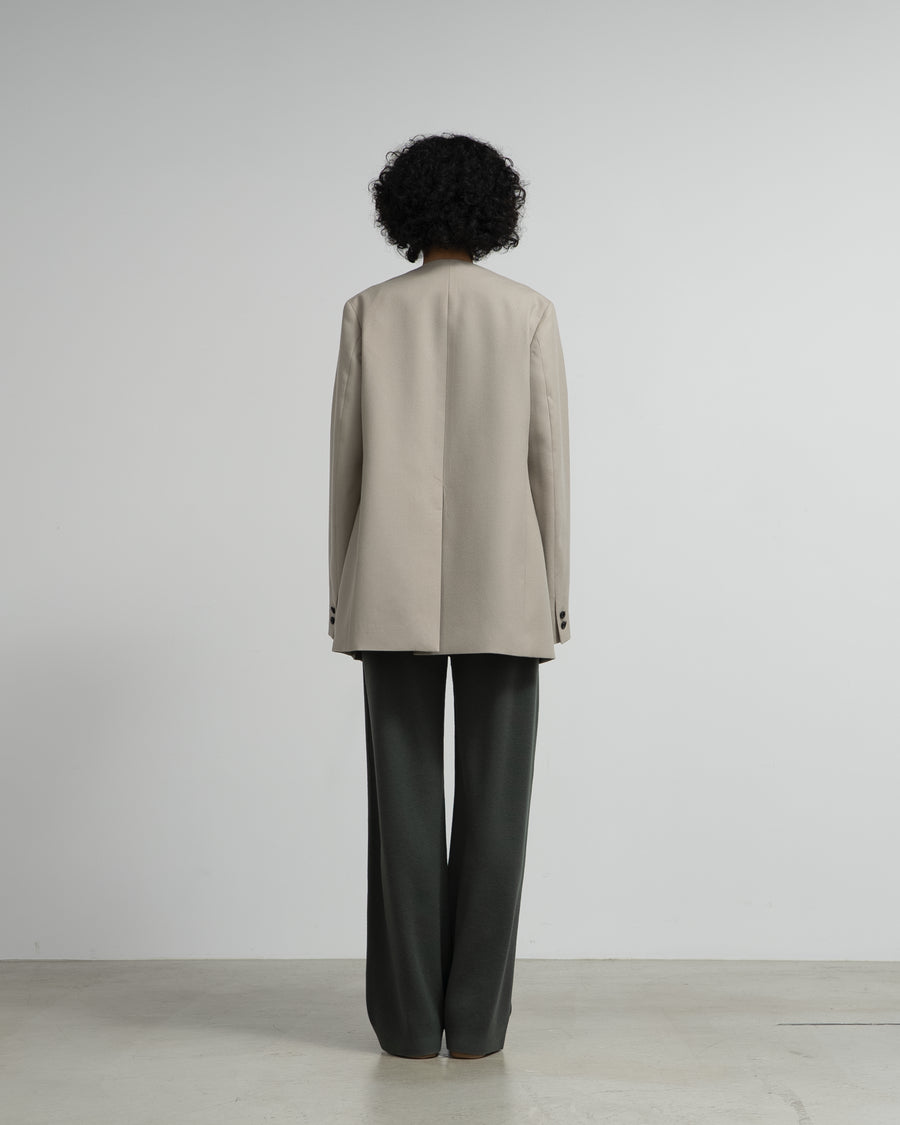Mercerized Fine Wool Knit Pants