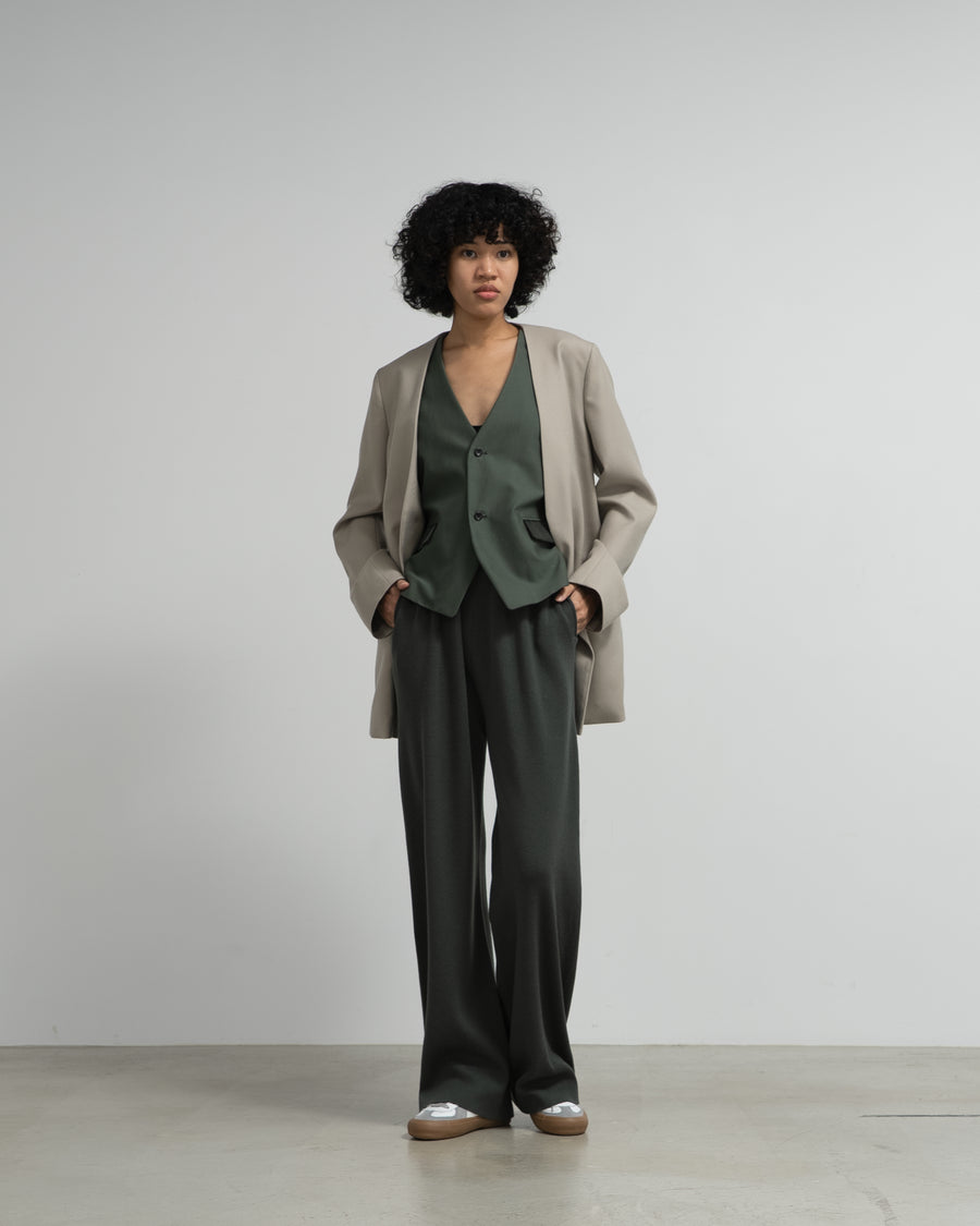 Mercerized Fine Wool Knit Pants