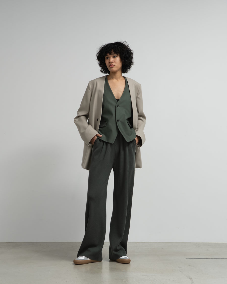 Mercerized Fine Wool Knit Pants